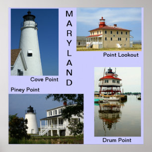 Poster Les phares du Maryland