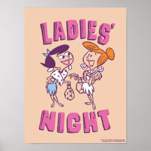 Poster Les Pierrafeu   Betty & Wilma - La nuit des dames
