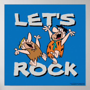 Poster Les Pierrafeu   Fred & Barney - Let's Rock