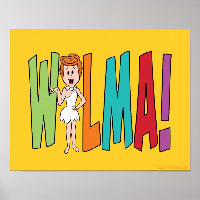 Poster Les Pierrafeu | WILMA ! (Devant)