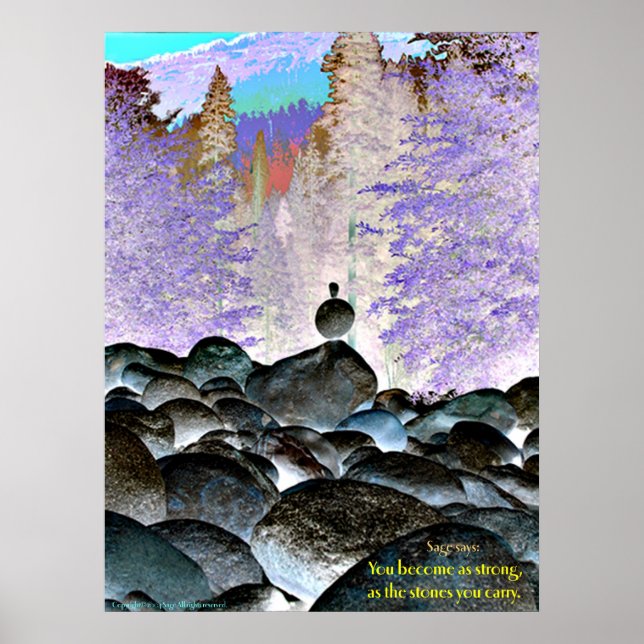 Poster Les pierres que vous portez (Devant)