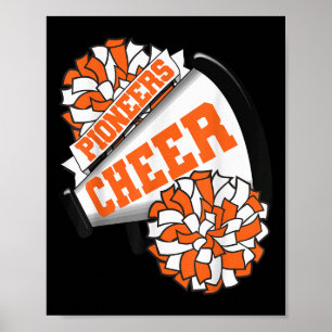 Poster Les Pionniers encouragent l'esprit de cheerleading