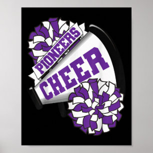 Poster Les Pionniers encouragent l'esprit de cheerleading