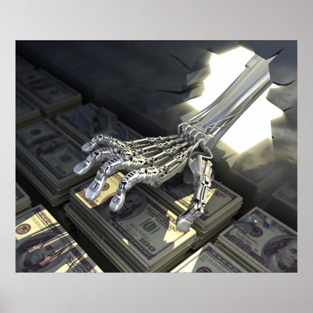 Poster Les pirates volent la banque (Devant)