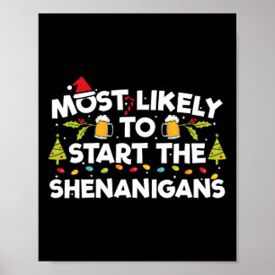 Poster Les Plus Probables À Démarrer La Famille Shenaniga