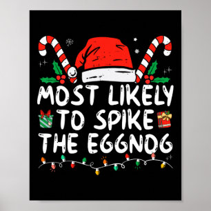 Poster Les Plus Susceptibles D'Araigner La Famille Eggnog