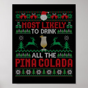 Poster Les Plus Susceptibles De Boire Tous Les Cocktails 