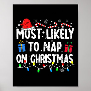 Poster Les Plus Susceptibles De Faire La Sieste Sur Noël 