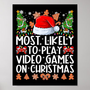 Poster Les Plus Susceptibles De Jouer À Des Jeux Vidéo Su
