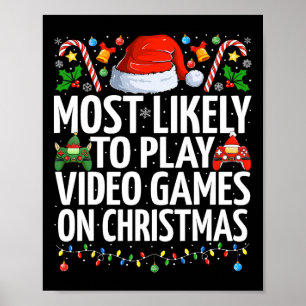 Poster Les Plus Susceptibles De Jouer À Des Jeux Vidéo Su