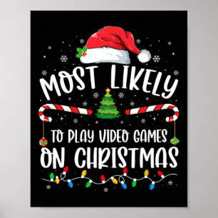 Poster Les plus susceptibles de jouer à des jeux vidéo su