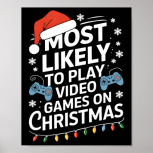 Poster Les Plus Susceptibles De Jouer À Des Jeux Vidéo Su