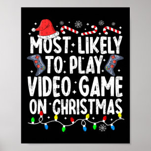 Poster Les Plus Susceptibles De Jouer Au Jeu Vidéo Sur Le