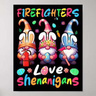 Poster Les pompiers Costume Shenanigans Lover Trois Gnome