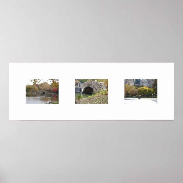 Poster Les Ponts En Couleur (Devant)