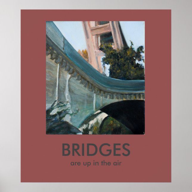 Poster Les ponts sont dans l'affiche de démotivation aéri (Devant)