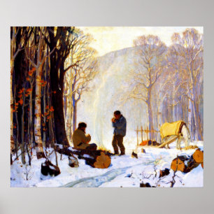 Poster Les premiers matins dans les bois