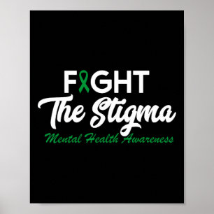 Poster Les problèmes de santé mentale de la stigmatisatio