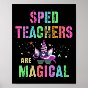 Poster Les professeurs d'éducation spécialisée drôles son