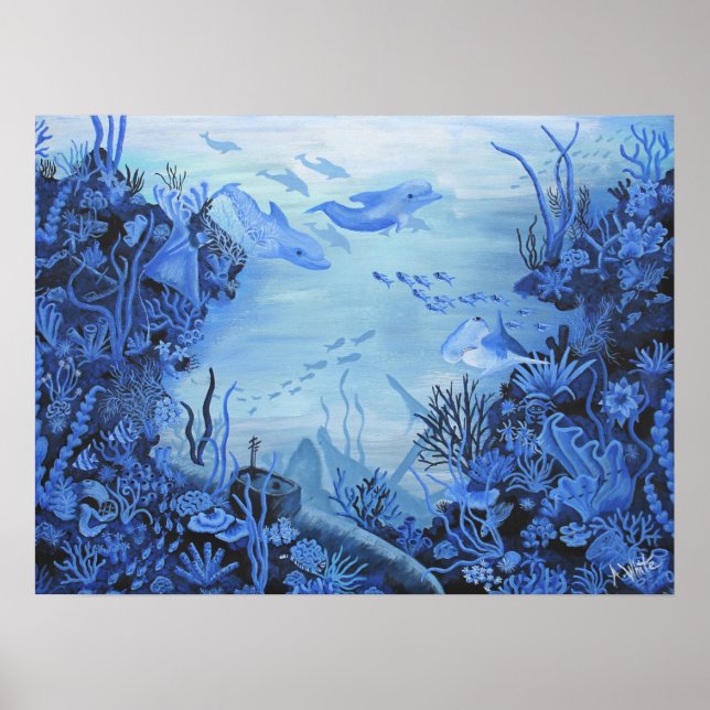 Poster "Les Profonds" (Devant)