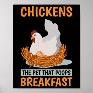 Poster Les propriétaires de poulets Les gens de poulet L'