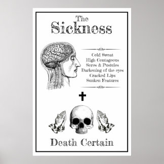 Poster Les Props d'Halloween de la peste