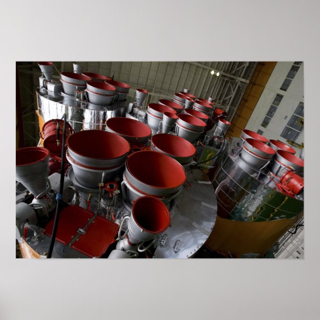 Poster Les propulseurs du Soyouz TMA-14 (Devant)