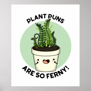 Poster Les Puns plantes Sont Tellement Fous Fils Fils