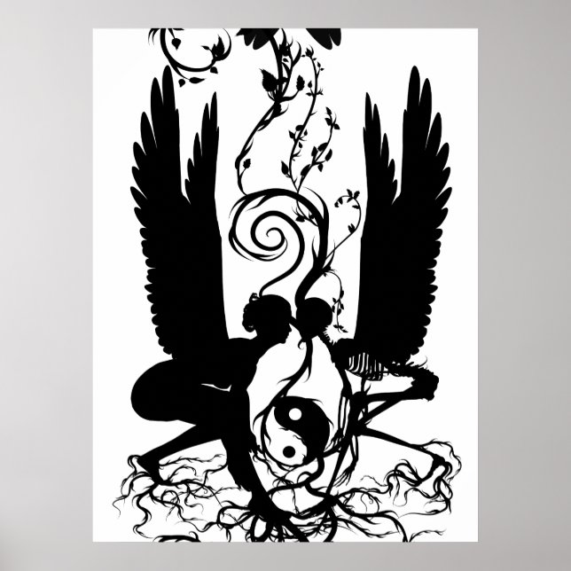 Poster Les racines du karma imprimé (Devant)