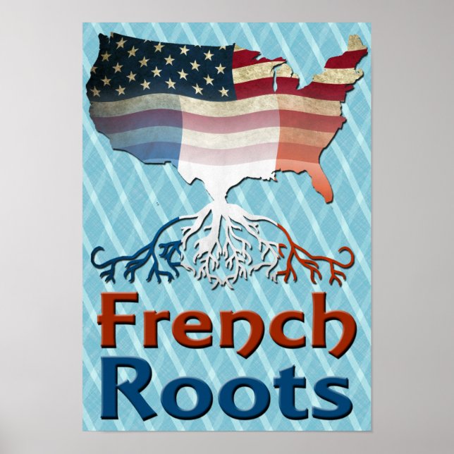 Poster Les racines françaises américaines (Devant)