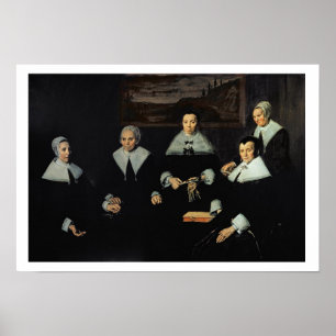 Poster Les Regents de l'Almhouse des Vieux Hommes, Haarle
