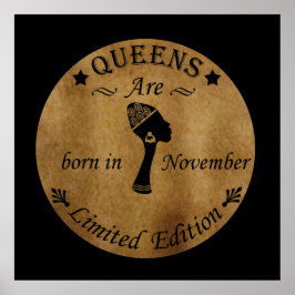 Poster Les reines sont nées en novembre