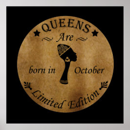 Poster Les reines sont nées en octobre