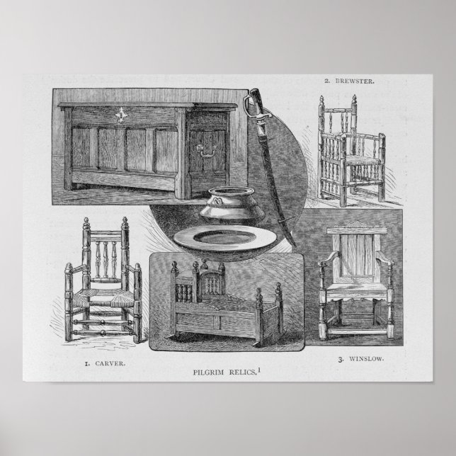 Poster Les reliques de pèlerins (Devant)