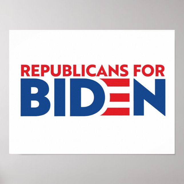 Poster Les Républicains Pour La Campagne De Biden (Devant)