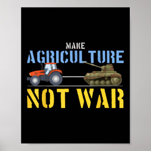 Poster Les réservoirs des tracteurs agricoles font de l'a