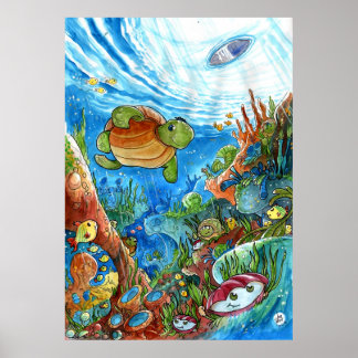 Poster Les rêves de corail