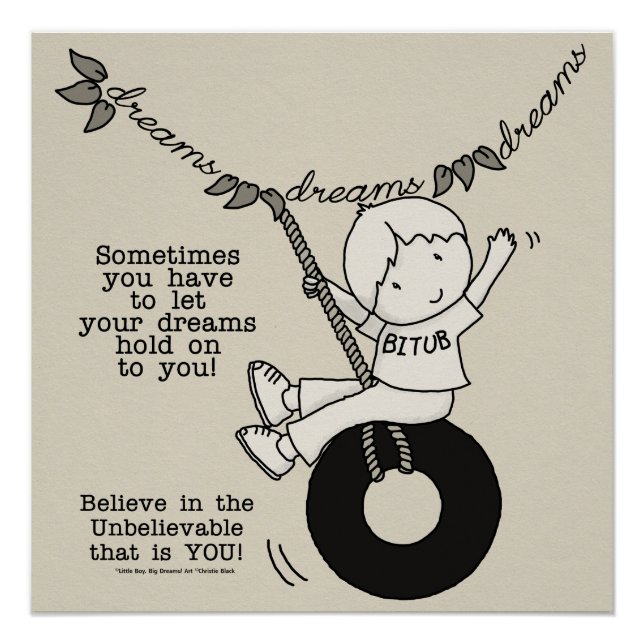 Poster Les rêves vous tiennent (Devant)