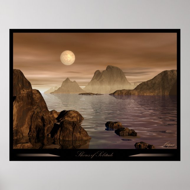 Poster Les Rives De Solitude (Devant)