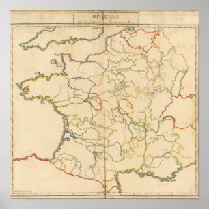 Poster Les rivières France