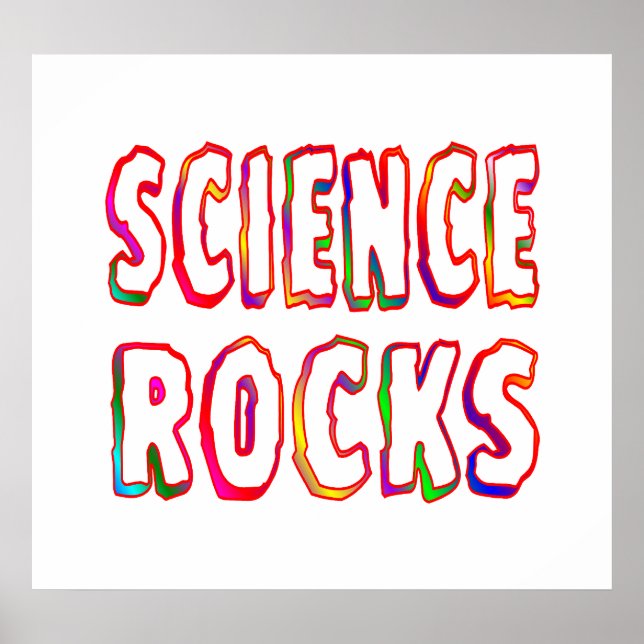 Poster Les rochers scientifiques (Devant)