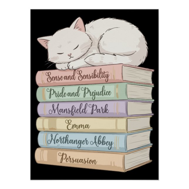 Poster Les romans de Jane Austen IX (Devant)