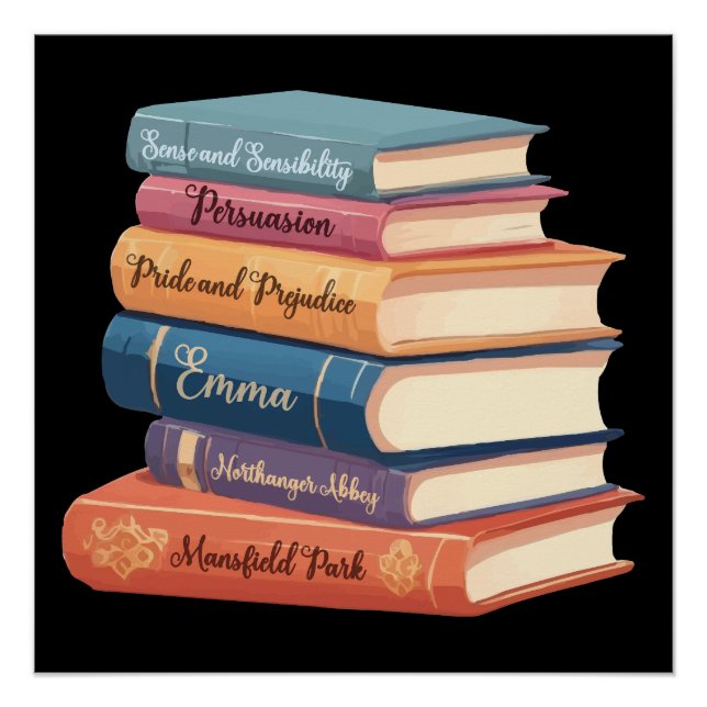 Poster Les romans de Jane Austen VII (Devant)