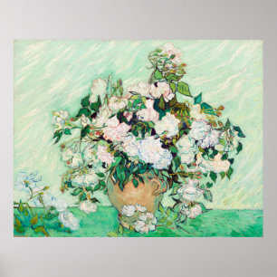Poster Les Roses de Van Gogh