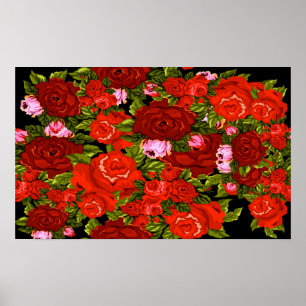 Poster Les roses sont rouges