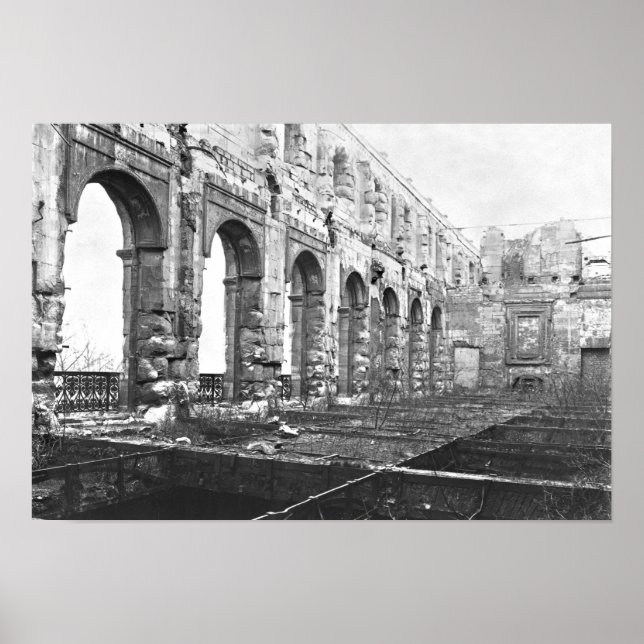 Poster Les ruines de la Cour des Comptes (Devant)