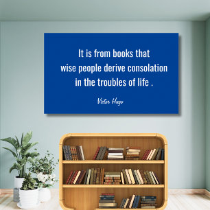 Poster Les sages citent en bleu profond