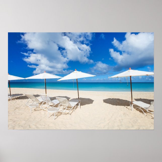 Poster Les salons sur la plage (Devant)