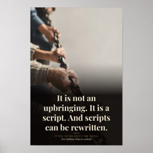 Poster Les scripts peuvent être réécrits Citation de livr