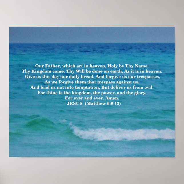 POSTER LES SEIGNEUR PRIENT (Devant)